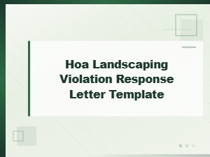 How to Respond to an Hoa Landscaping Violation